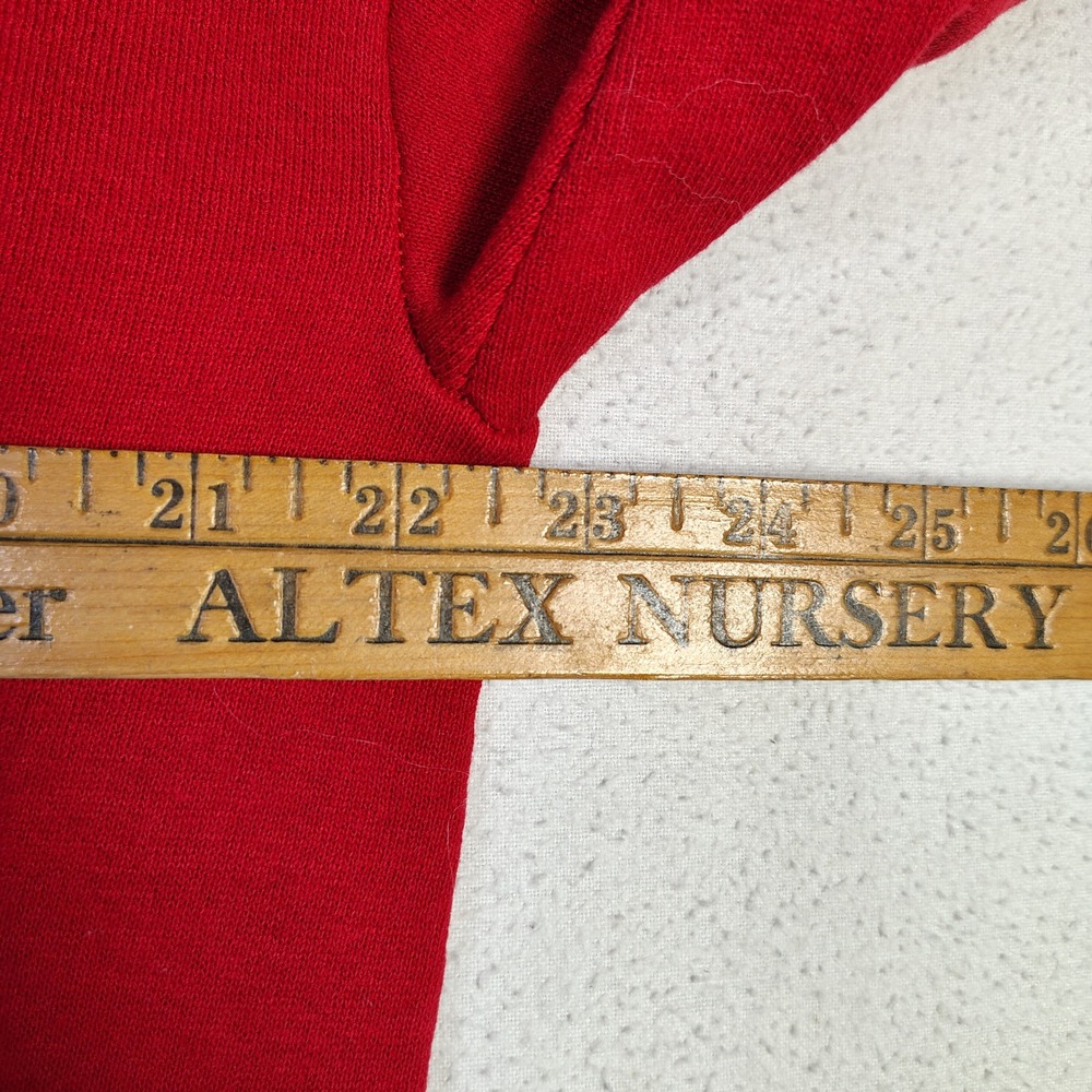 Vintage 90s Looney Tunes Sweatshirt Large Red Cotton Tweety Bird Made in USA - Picture 12 of 13